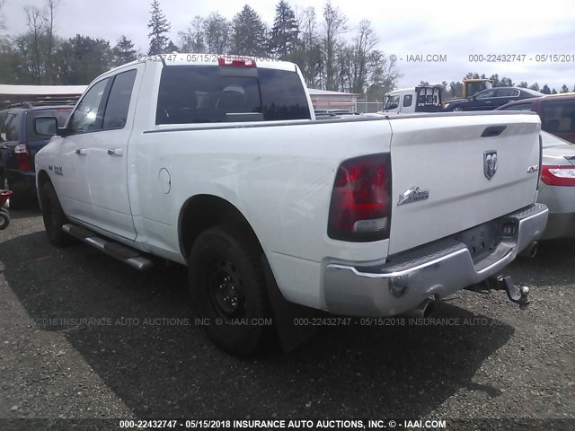 1C6RR7GT8DS694783 - 2013 RAM 1500 SLT WHITE photo 3