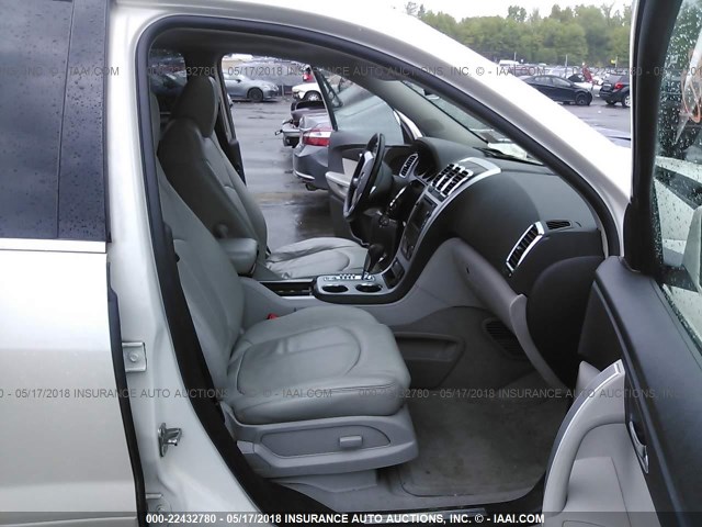 1GKEV23D99J161587 - 2009 GMC ACADIA SLT-1 Білий фото 5