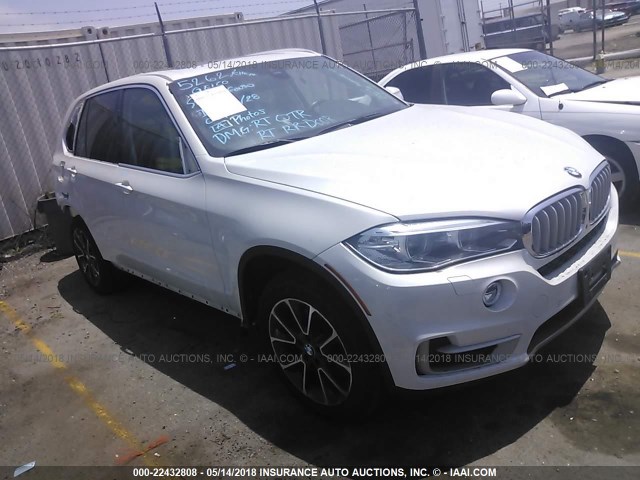 5UXKR0C58E0K45852 - 2014 BMW X5 XDRIVE35I WHITE photo 1