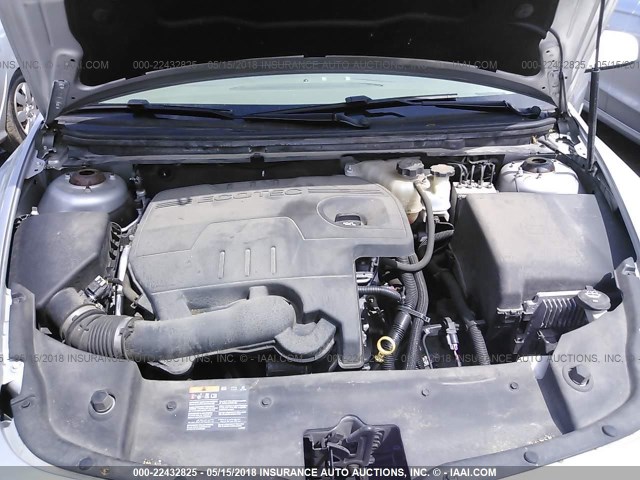 1G1ZC5E06CF175027 - 2012 CHEVROLET MALIBU 1LT 银色 照片 10