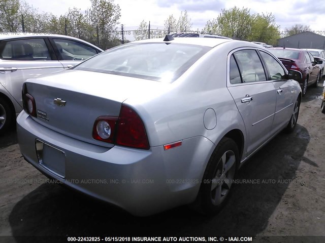 1G1ZC5E06CF175027 - 2012 CHEVROLET MALIBU 1LT 银色 照片 4