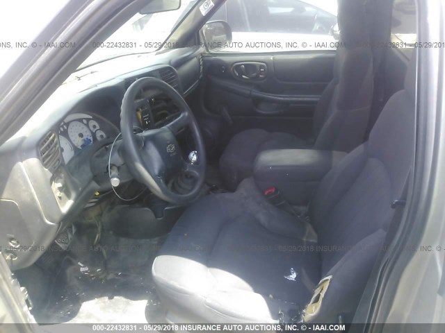 1GCCS14H638127015 - 2003 CHEVROLET S TRUCK S10 GRAY photo 8