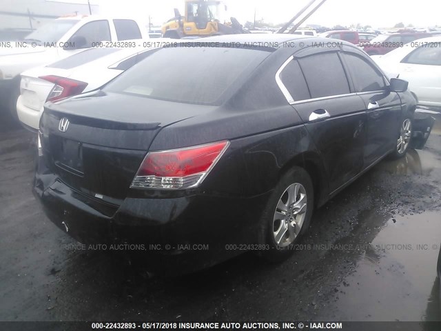 1HGCP26448A060059 - 2008 HONDA ACCORD LXP BLACK photo 4