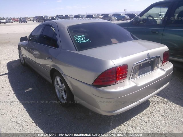 1LNHM87AX2Y655884 - 2002 LINCOLN LS 棕色 照片 3