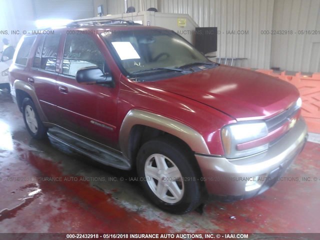 1GNDS13S932218646 - 2003 CHEVROLET TRAILBLAZER  RED photo 1