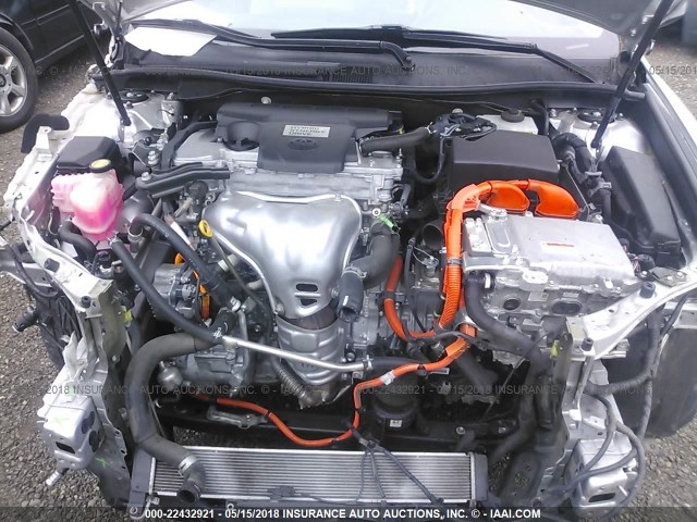 4T1BD1FK8CU047751 - 2012 TOYOTA CAMRY HYBRID/LE/XLE 银色 照片 10