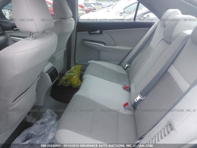 4T1BD1FK8CU047751 - 2012 TOYOTA CAMRY HYBRID/LE/XLE 银色 照片 8