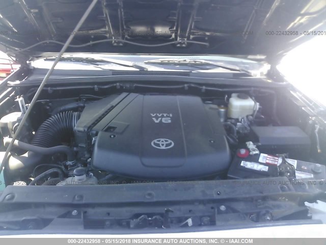 5TFLU4EN6DX067390 - 2013 TOYOTA TACOMA DOUBLE CAB შავი ფოტო 10