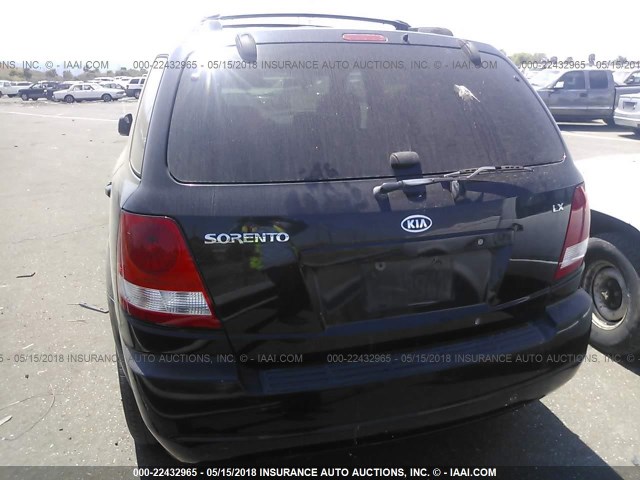 KNDJD733445271398 - 2004 KIA SORENTO EX/LX BLACK photo 3