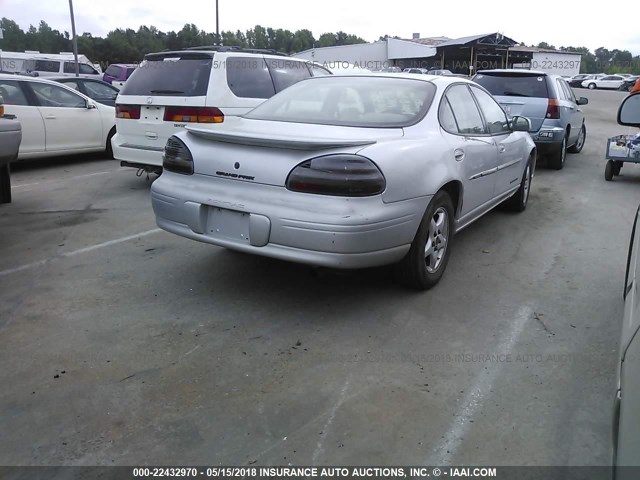 1G2WK52JX2F124353 - 2002 PONTIAC GRAND PRIX SE SILVER photo 4