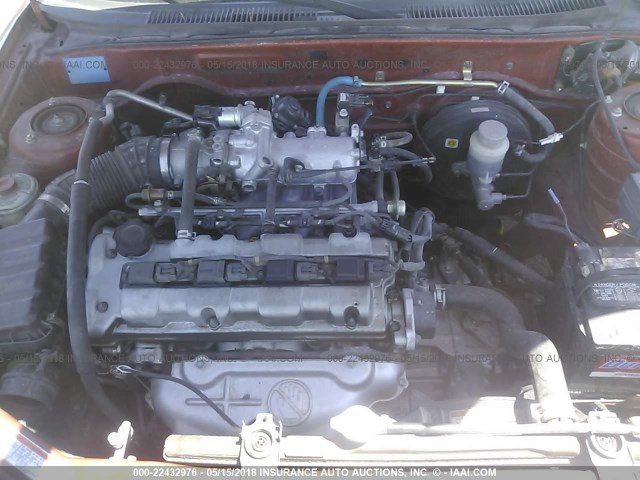 JS2GB41S415201183 - 2001 SUZUKI ESTEEM GL/GLX/GLX SPORT BURGUNDY photo 10