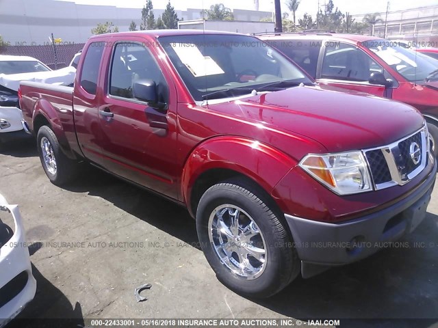 1N6BD06T67C407437 - 2007 NISSAN FRONTIER KING CAB XE RED photo 1