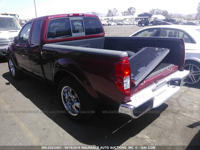 1N6BD06T67C407437 - 2007 NISSAN FRONTIER KING CAB XE RED photo 3