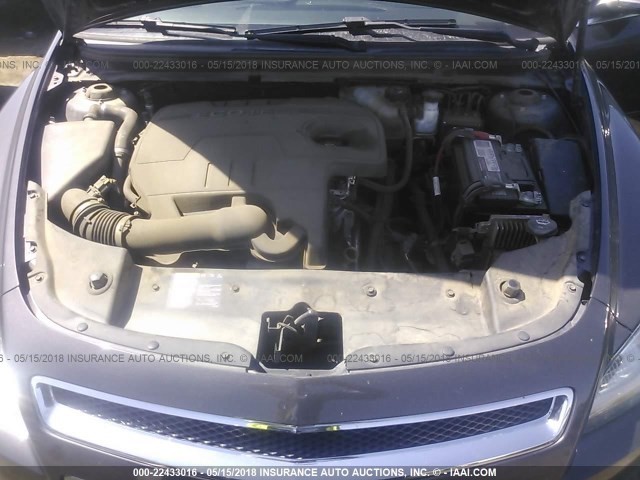 1G1ZC5E01CF383266 - 2012 CHEVROLET MALIBU 1LT 灰色 照片 10