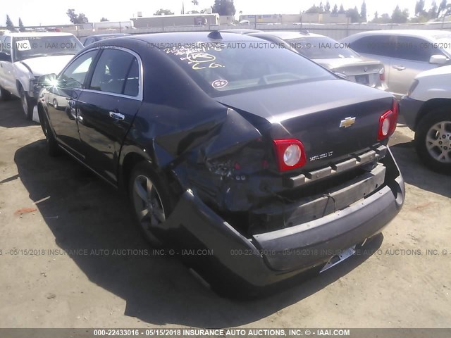 1G1ZC5E01CF383266 - 2012 CHEVROLET MALIBU 1LT 灰色 照片 3