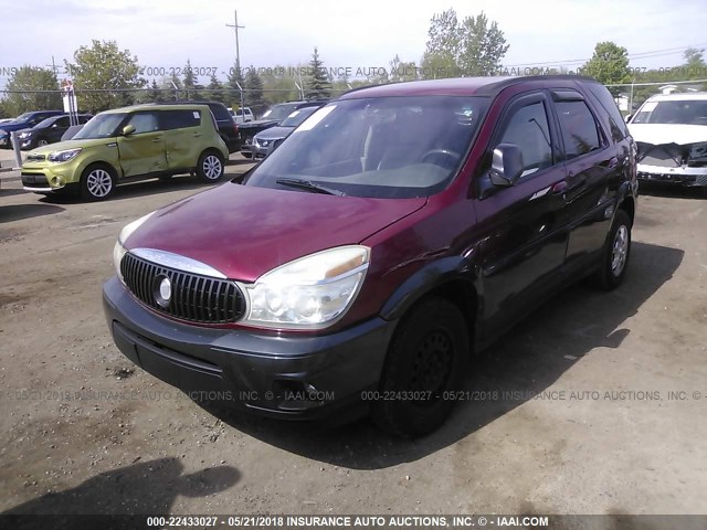 3G5DA03E15S511780 - 2005 BUICK RENDEZVOUS CX/CXL RED photo 2