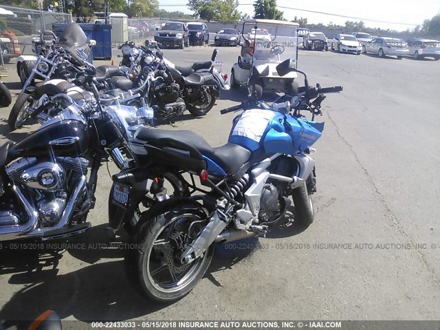 JKALEEA199A036953 - 2009 KAWASAKI LE650 A BLUE photo 4