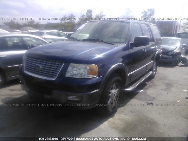1FMEU15W84LA39688 - 2004 FORD EXPEDITION XLT 蓝色 照片 2