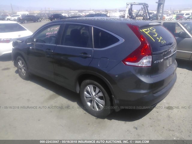 2HKRM3H51DH509276 - 2013 HONDA CR-V EX GRAY photo 3