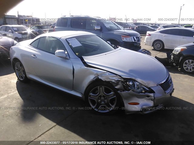 JTHFN48Y569005212 - 2006 LEXUS SC 430 SILVER photo 1