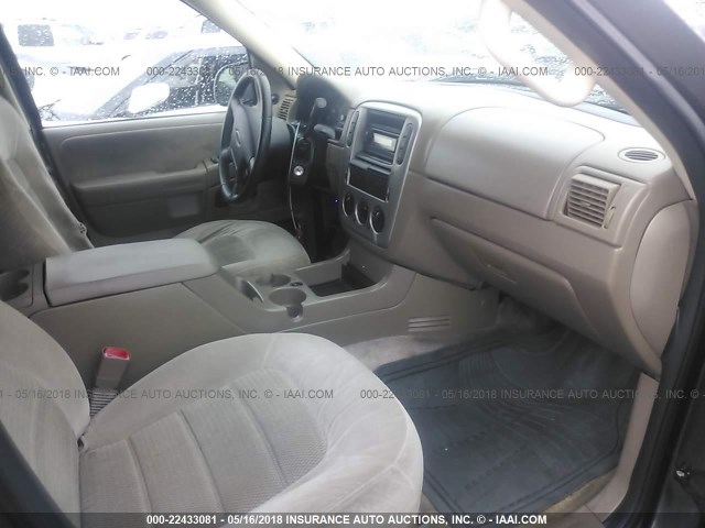 1FMZU73E05UB09582 - 2005 FORD EXPLORER XLT/XLT SPORT/NBX GRAY photo 5