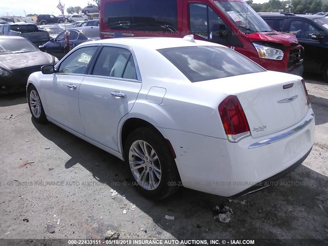 2C3CCAEGXGH342307 - 2016 CHRYSLER 300C WHITE photo 3