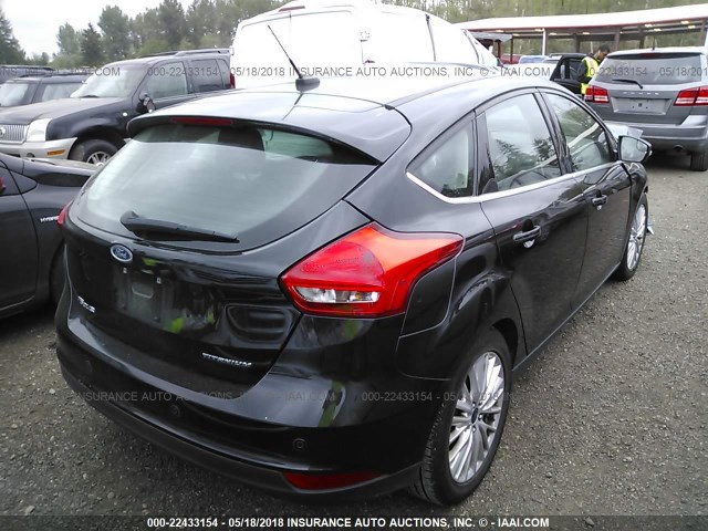 1FADP3N29FL306961 - 2015 FORD FOCUS TITANIUM BLACK photo 4