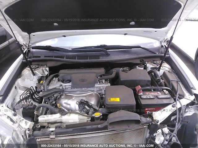 4T1BF1FK5EU729676 - 2014 TOYOTA CAMRY L/SE/LE/XLE 白色 照片 10