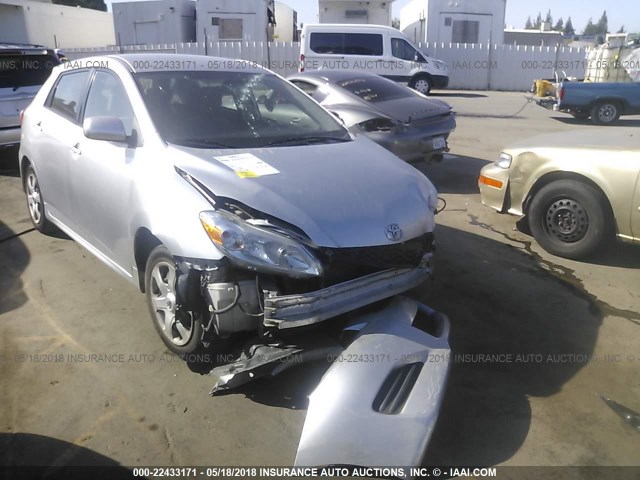 2T1KU40E19C054006 - 2009 TOYOTA COROLLA MATRIX  SILVER photo 1