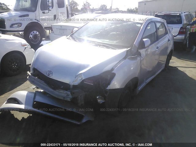 2T1KU40E19C054006 - 2009 TOYOTA COROLLA MATRIX  SILVER photo 2