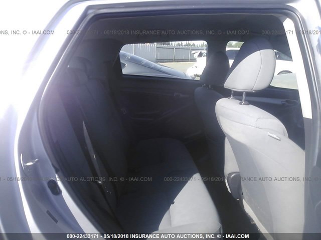 2T1KU40E19C054006 - 2009 TOYOTA COROLLA MATRIX  SILVER photo 8