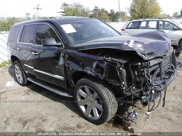 1GYS4BKJXFR211431 - 2015 CADILLAC ESCALADE LUXURY შავი ფოტო 1