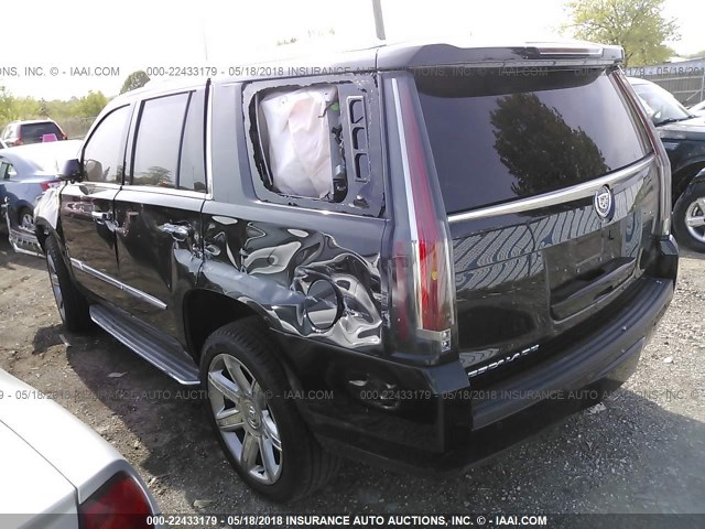 1GYS4BKJXFR211431 - 2015 CADILLAC ESCALADE LUXURY შავი ფოტო 3