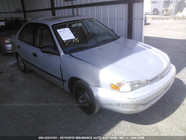 1Y1SK5485XZ415302 - 1999 CHEVROLET GEO PRIZM LSI SILVER photo 1