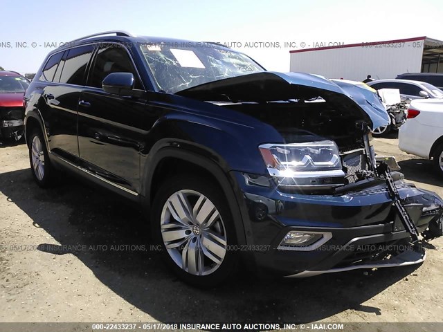 1V2NR2CA0JC540197 - 2018 VOLKSWAGEN ATLAS SEL PREMIUM Mavi foto 1