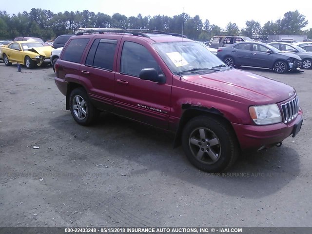 1J4GW58S53C619948 - 2003 JEEP GRAND CHEROKEE LIMITED RED photo 1