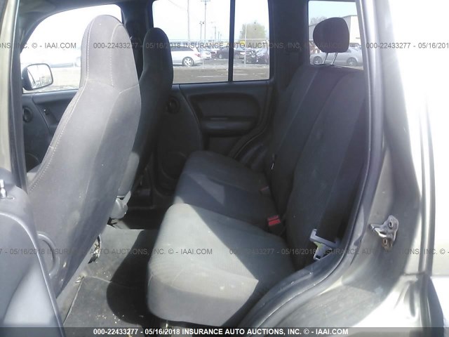 1J4GL48K54W274133 - 2004 JEEP LIBERTY SPORT 棕色 照片 8