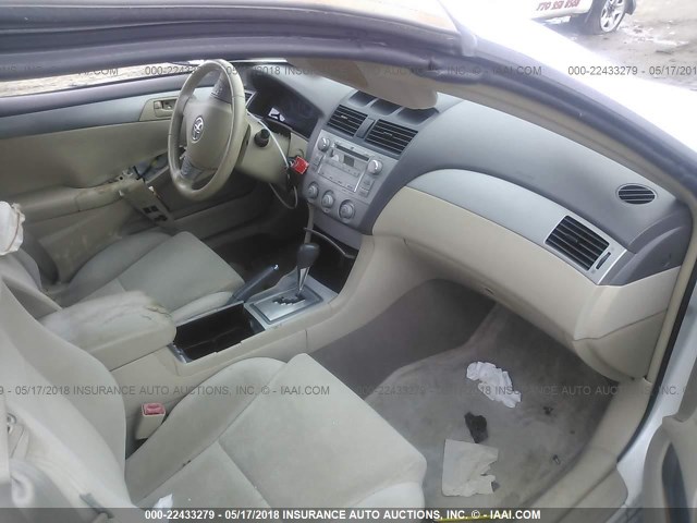 4T1FA38P57U108901 - 2007 TOYOTA CAMRY SOLARA SE/SLE Ağ foto 5