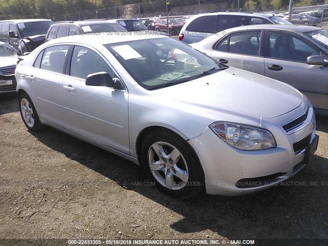 1G1ZA5EU0BF208871 - 2011 CHEVROLET MALIBU LS SILVER photo 1