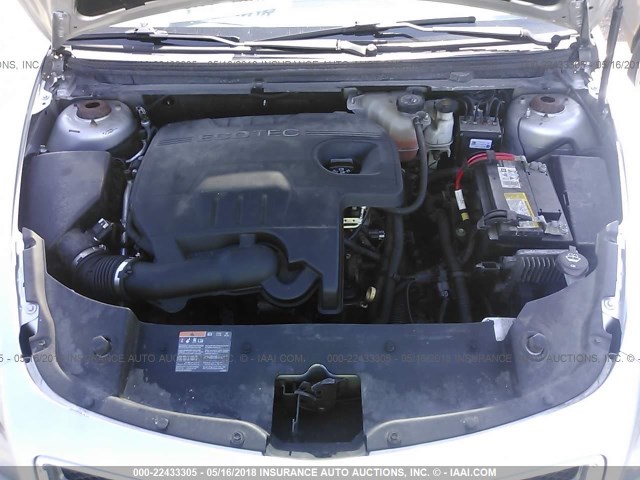 1G1ZA5EU0BF208871 - 2011 CHEVROLET MALIBU LS SILVER photo 10