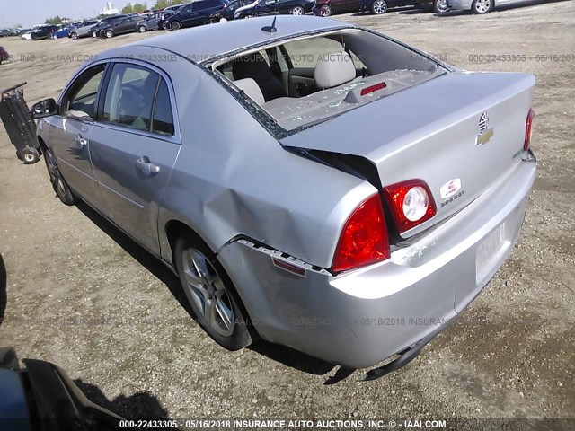 1G1ZA5EU0BF208871 - 2011 CHEVROLET MALIBU LS SILVER photo 3