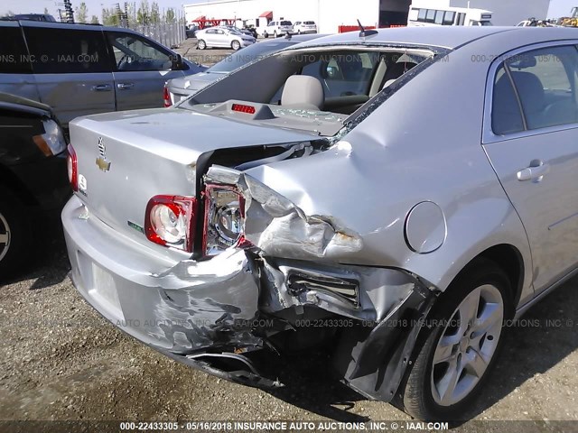 1G1ZA5EU0BF208871 - 2011 CHEVROLET MALIBU LS SILVER photo 6
