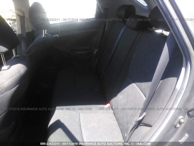 2T1KU40E89C015428 - 2009 TOYOTA COROLLA MATRIX  GRAY photo 8