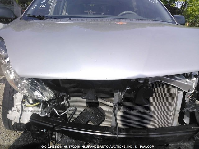 5TDZA23C46S566870 - 2006 TOYOTA SIENNA CE/LE SILVER photo 10