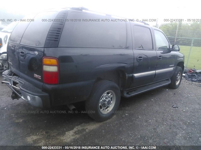 3GKGK26U83G293679 - 2003 GMC YUKON XL K2500 BLACK photo 4