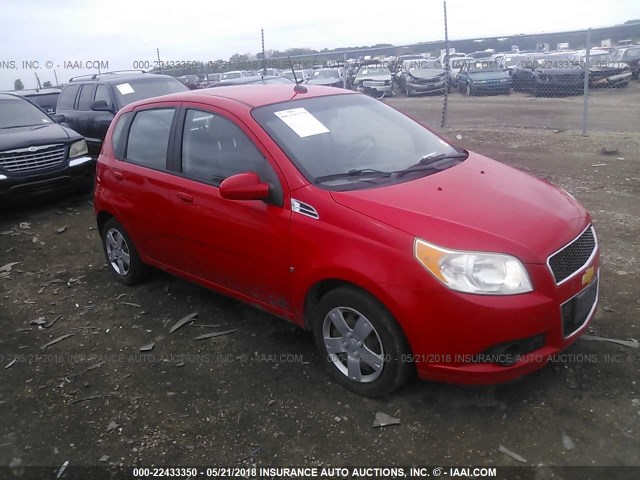 KL1TD66E59B339725 - 2009 CHEVROLET AVEO LS/LT 红色 照片 1