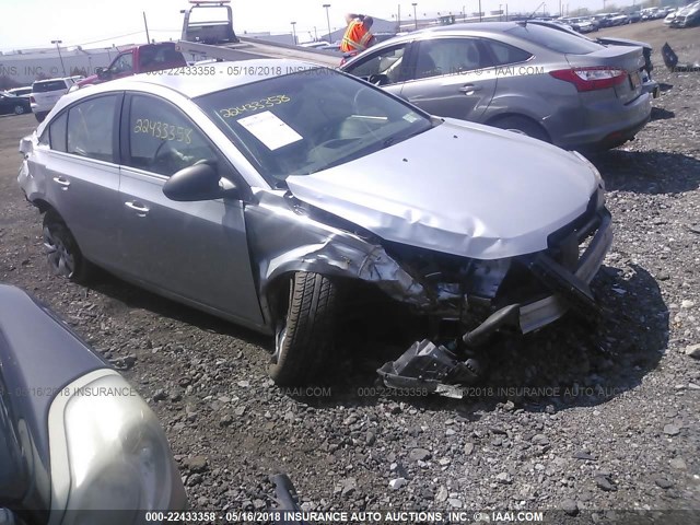 1G1PC5SH1C7315674 - 2012 CHEVROLET CRUZE LS SILVER photo 1