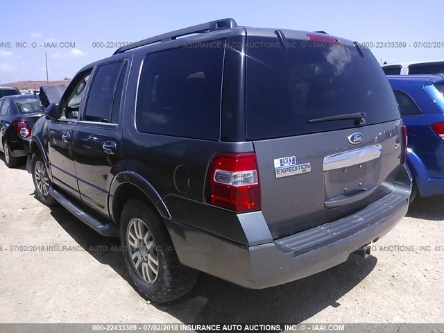 1FMJU1J58EEF59374 - 2014 FORD EXPEDITION XLT/KING RANCH GRAY photo 3