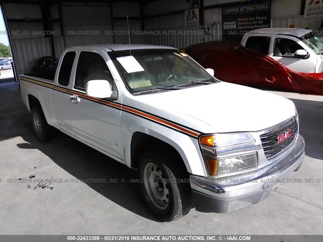 1GTCS199898110629 - 2009 GMC CANYON أبيض صورة 1