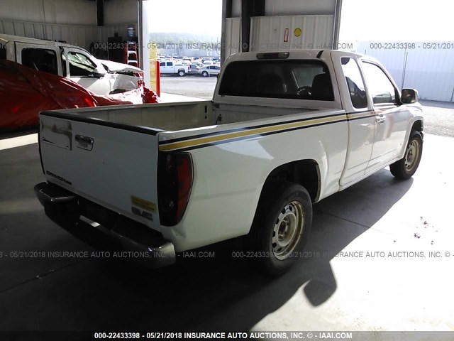 1GTCS199898110629 - 2009 GMC CANYON أبيض صورة 4